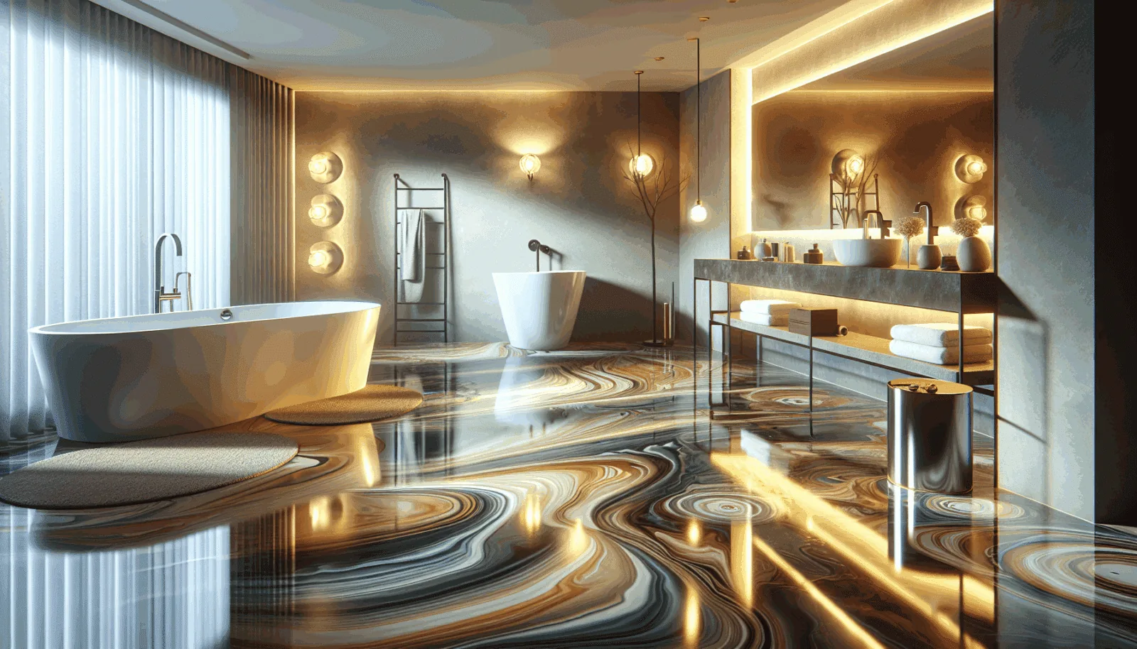 10 Reasons to Choose Epoxy Floor Coating for Your Bathroom illustration