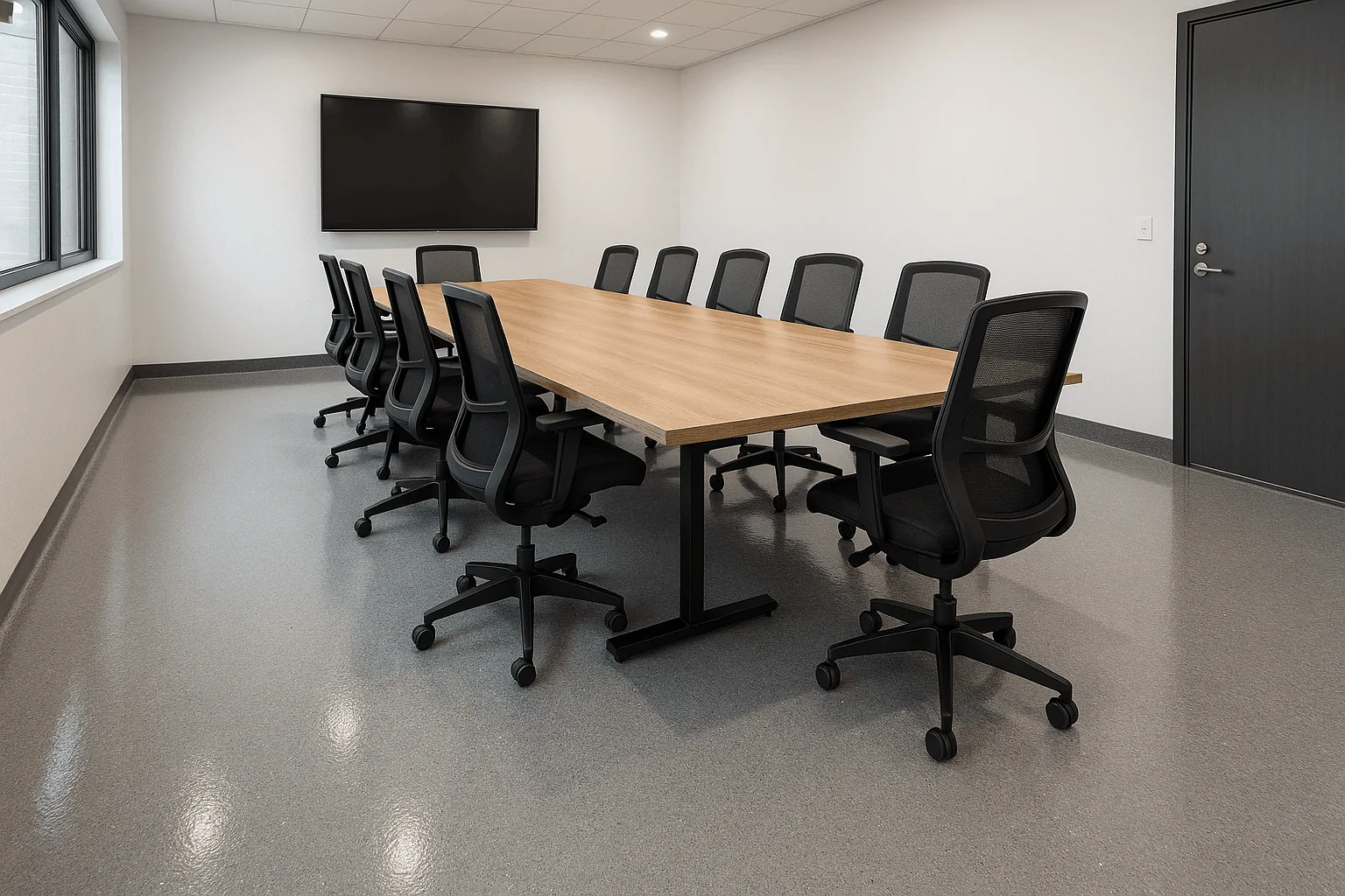 Enhancing Conference Room Durability with Epoxy Floors illustration