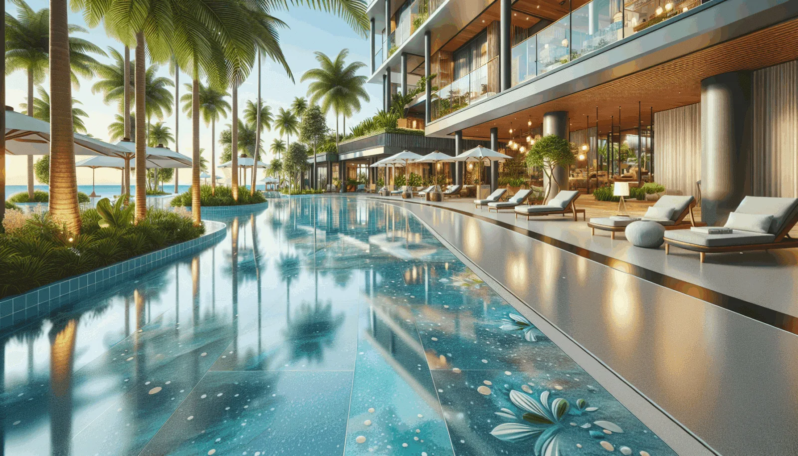 Epoxy Floor Coating Benefits for Resort Owners illustration