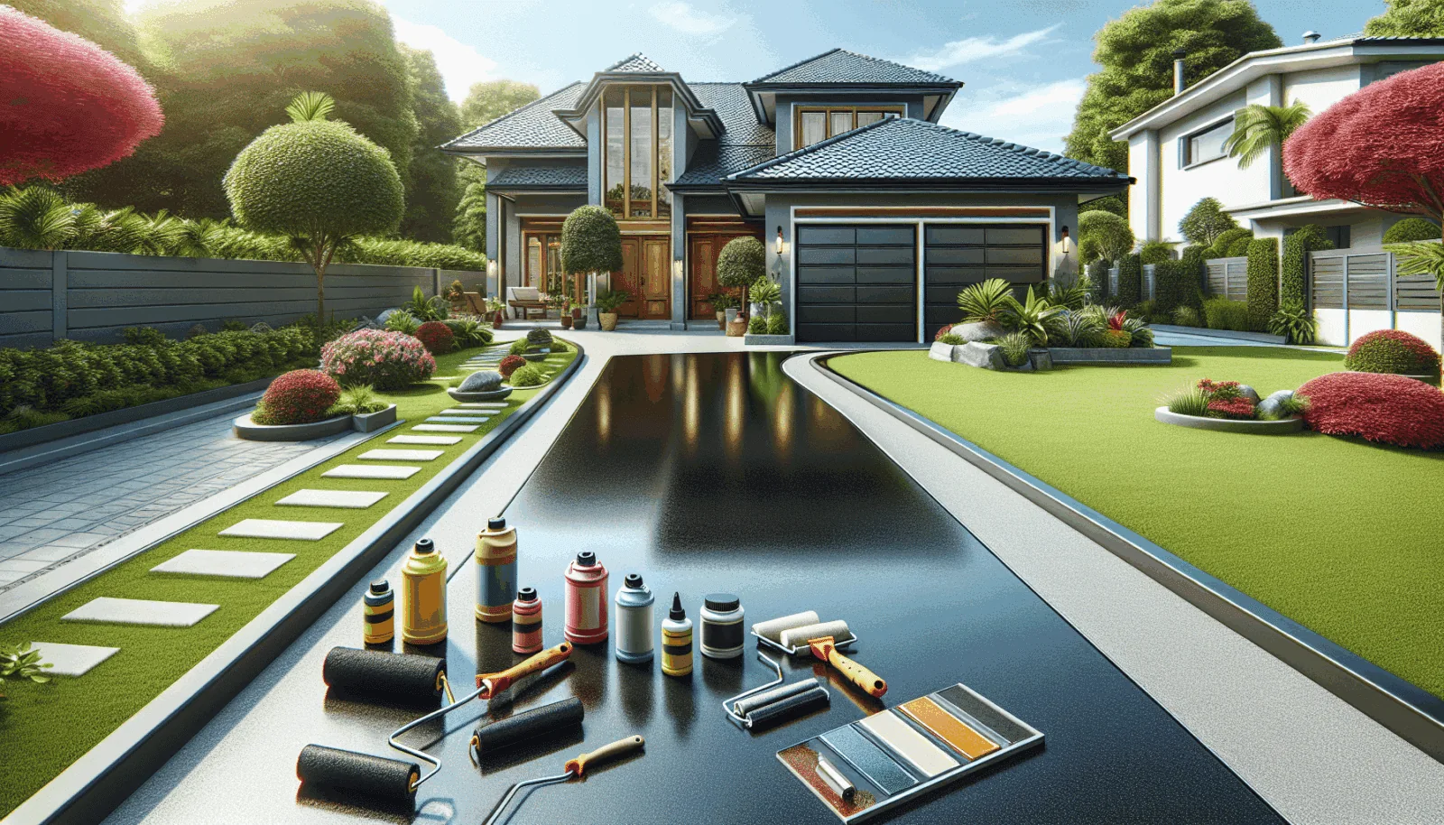 Everything You Need to Know About Epoxy Coating for Driveways illustration