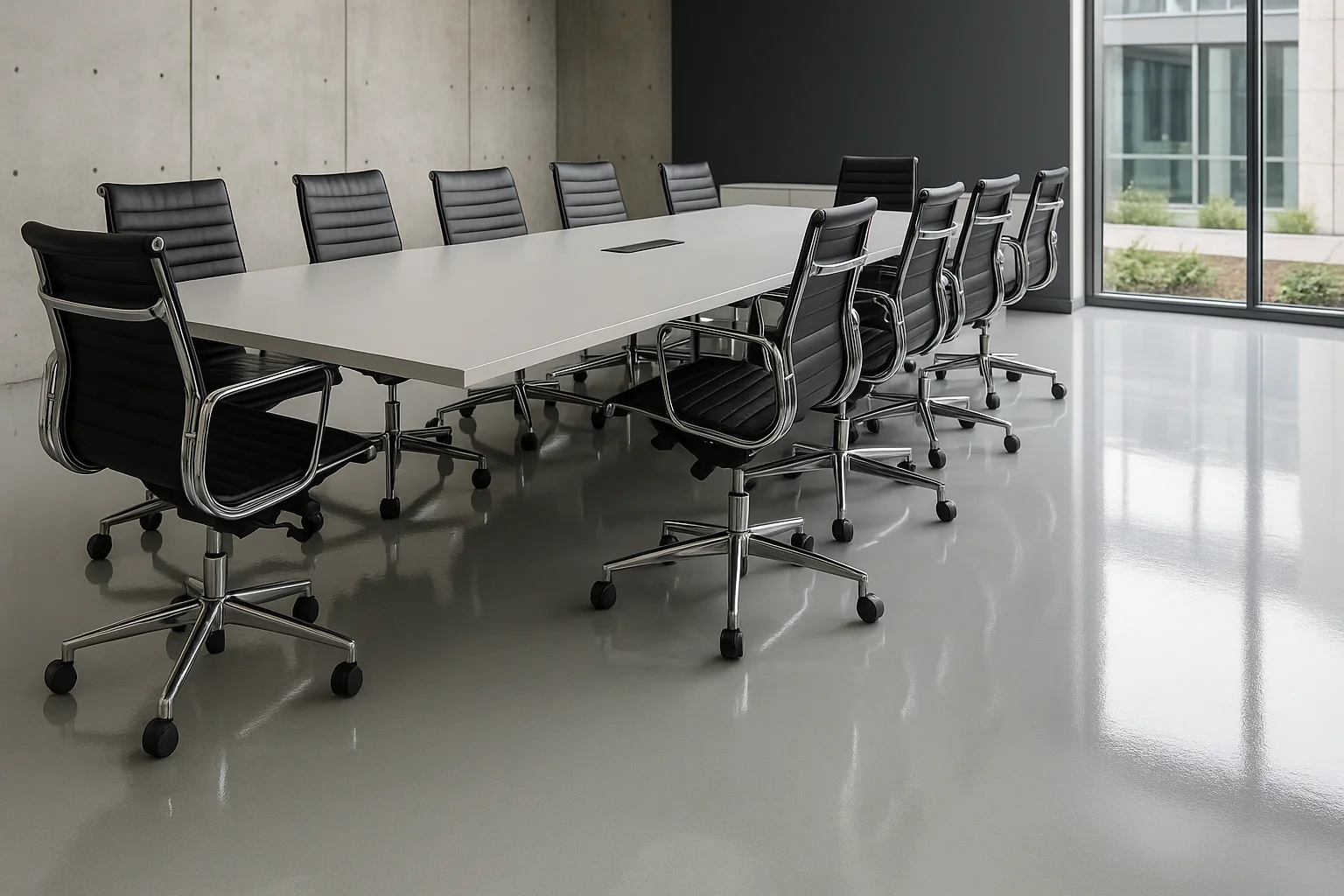 How Epoxy Flooring Enhances Conference Room Aesthetics illustration