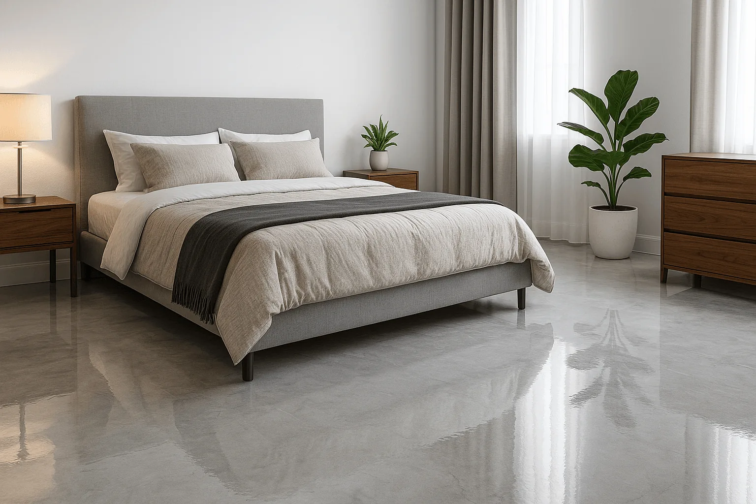 Increase Bedroom Aesthetics with Epoxy Floor Coatings illustration