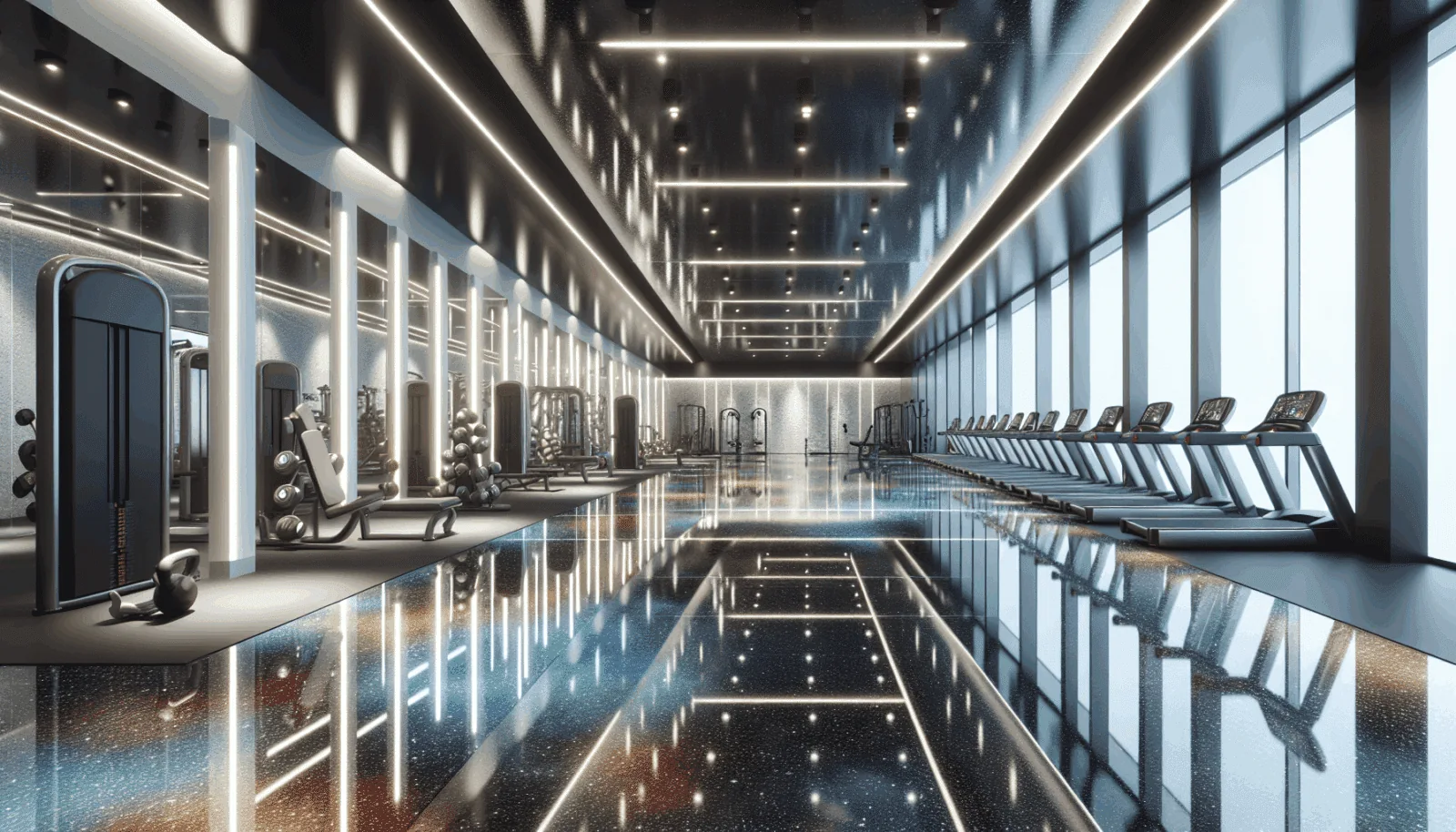 Transform Your Fitness Center with Epoxy Flooring illustration