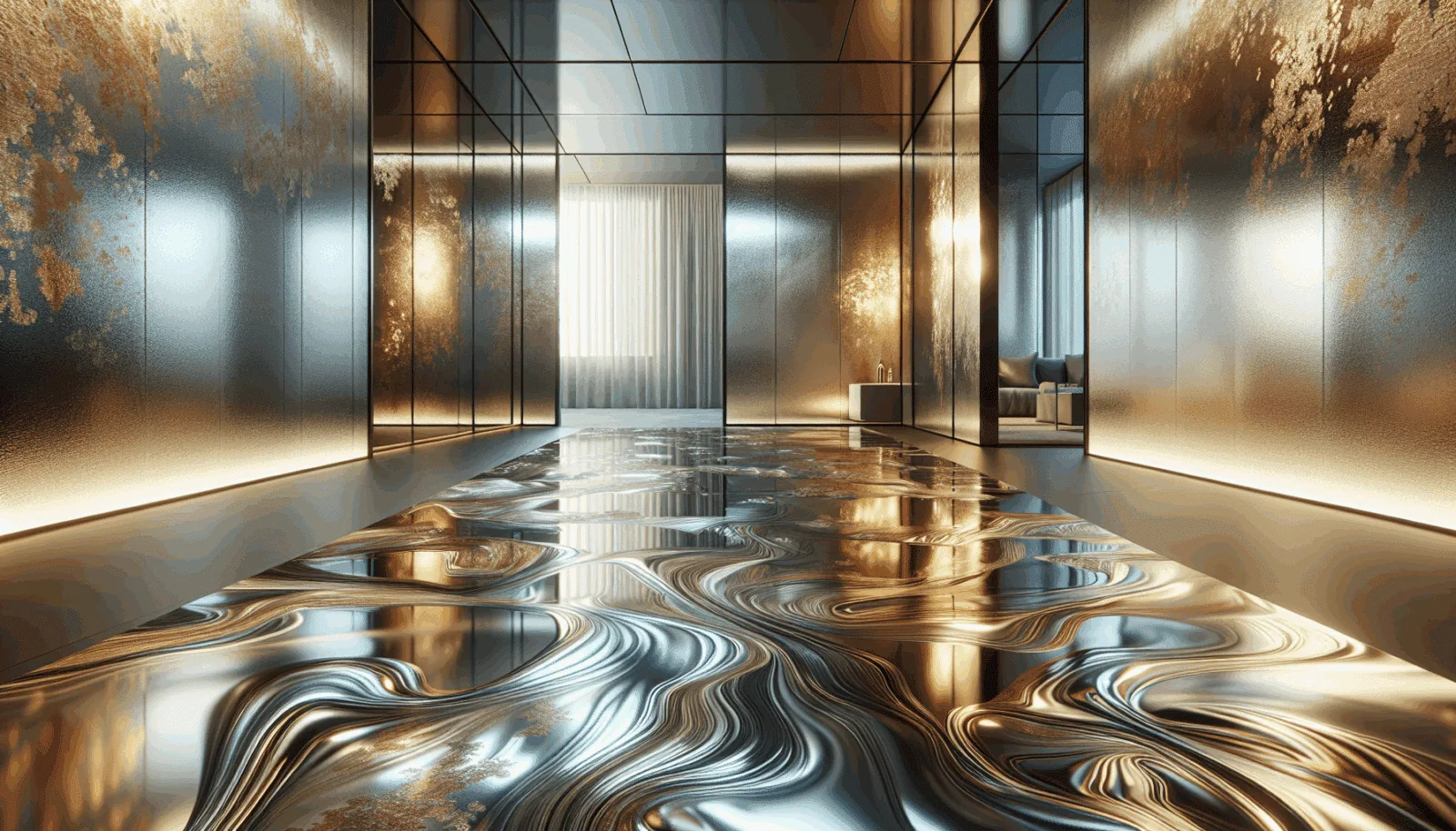 Transform Your Space: The Ultimate Guide to Metallic Epoxy Flooring illustration