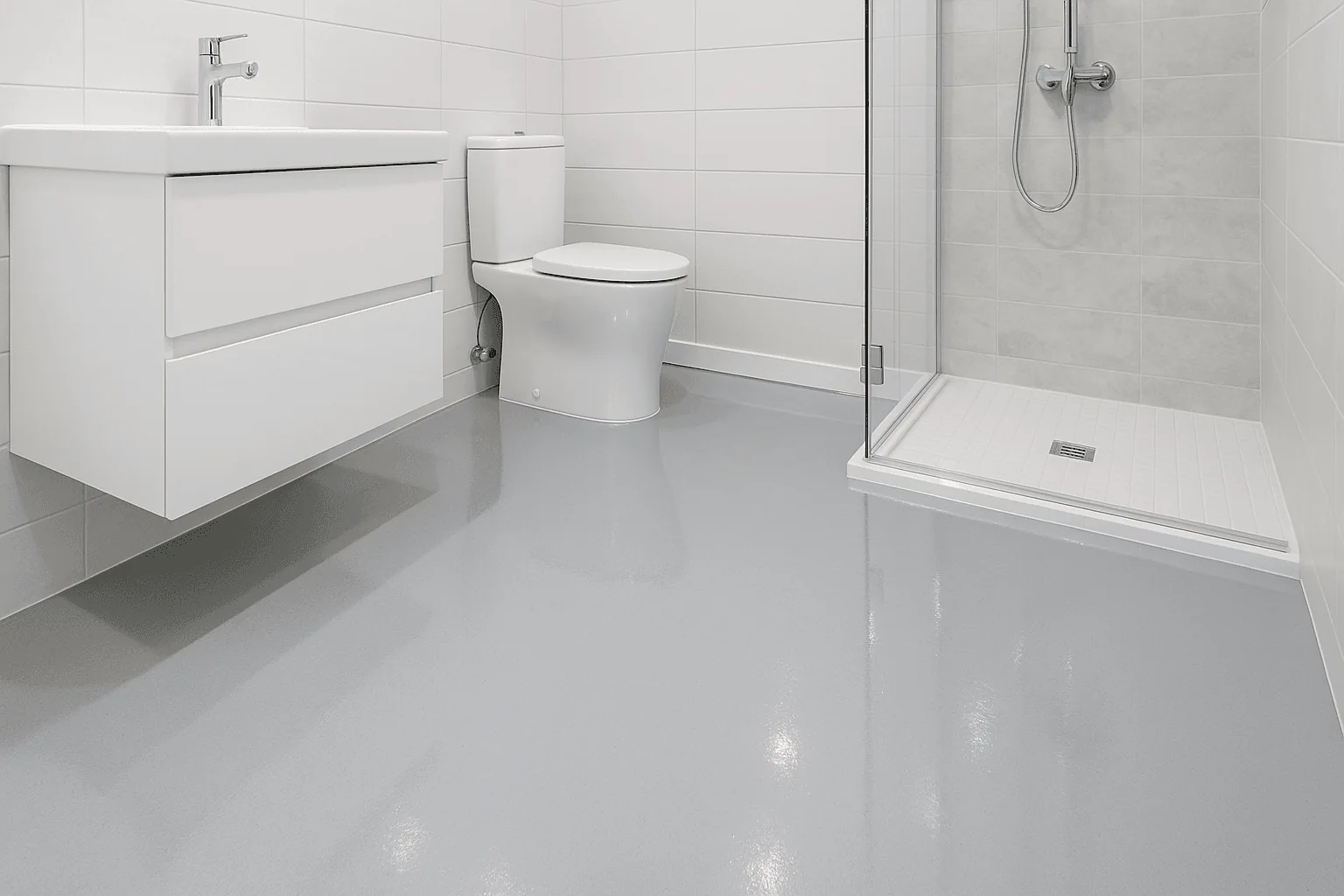 Transforming Bathrooms: The Benefits of Epoxy Floor Coating illustration