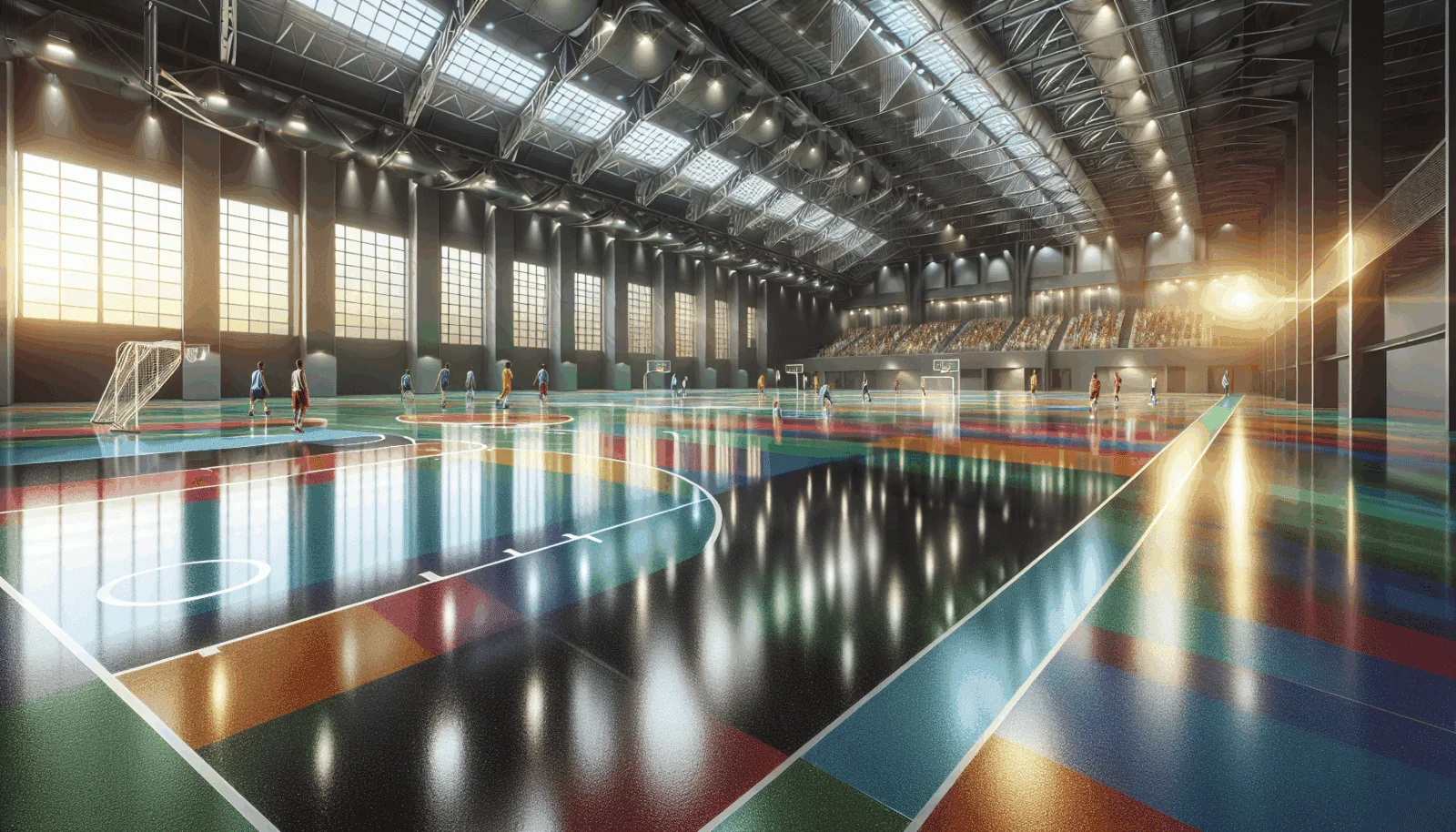 Unlocking the Potential: How Epoxy Floors Transform Sports Facilities illustration