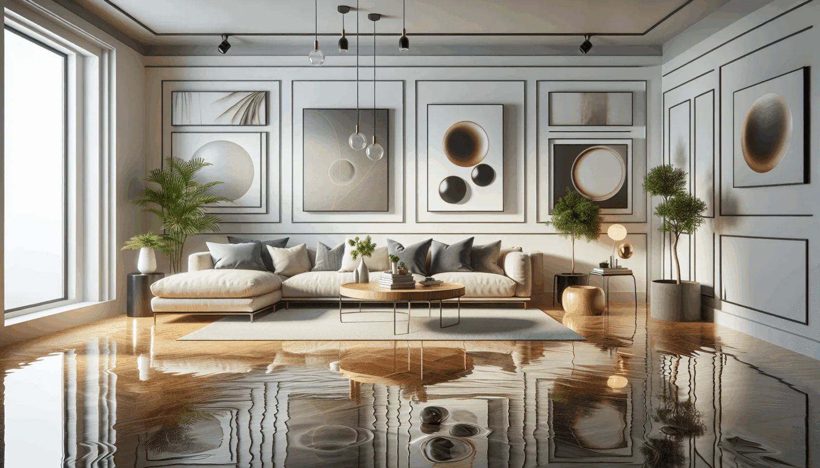 Upgrade Your Living Room with Epoxy Floor Coating illustration