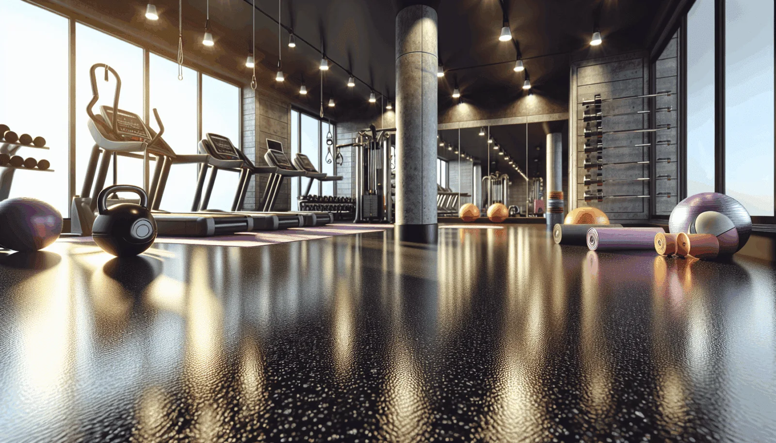 Why Epoxy Floor Coating is Perfect for Fitness Centers illustration