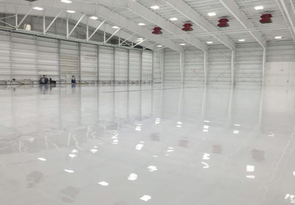 Hangar Floor Epoxy Coatings - Utah Epoxy Coatings