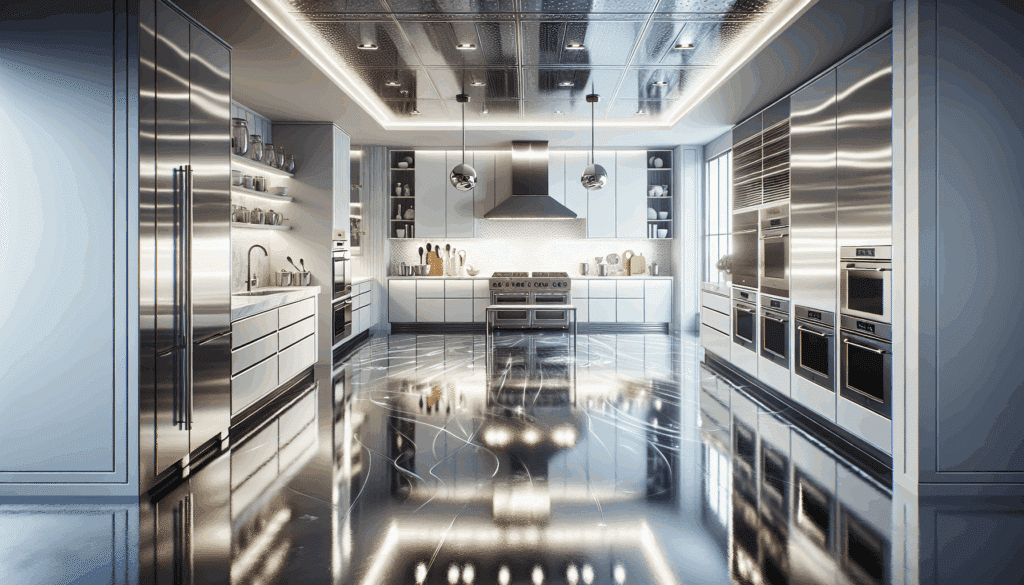 Read more about the article "Transform Your Kitchen with Durable Epoxy Floor Coating"