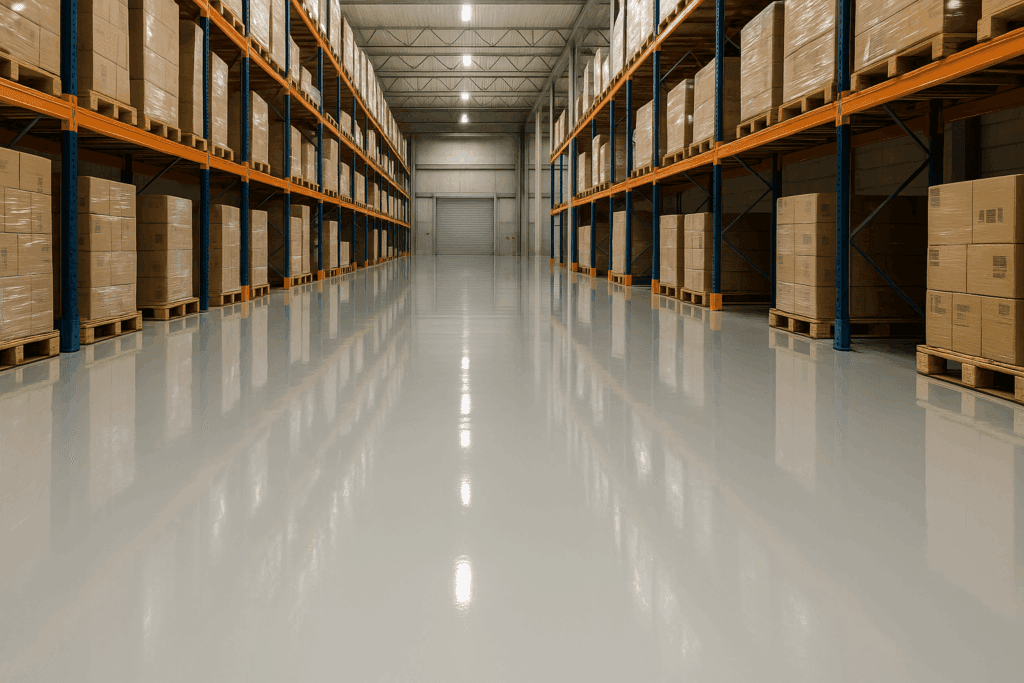 Read more about the article The Benefits of Applying Epoxy Floor Coating in Warehouses