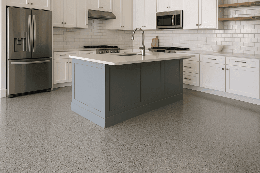 Read more about the article "Why Epoxy Floor Coating is the Best Choice for Kitchens"