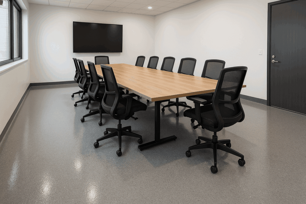 Read more about the article Enhancing Conference Room Durability with Epoxy Floors