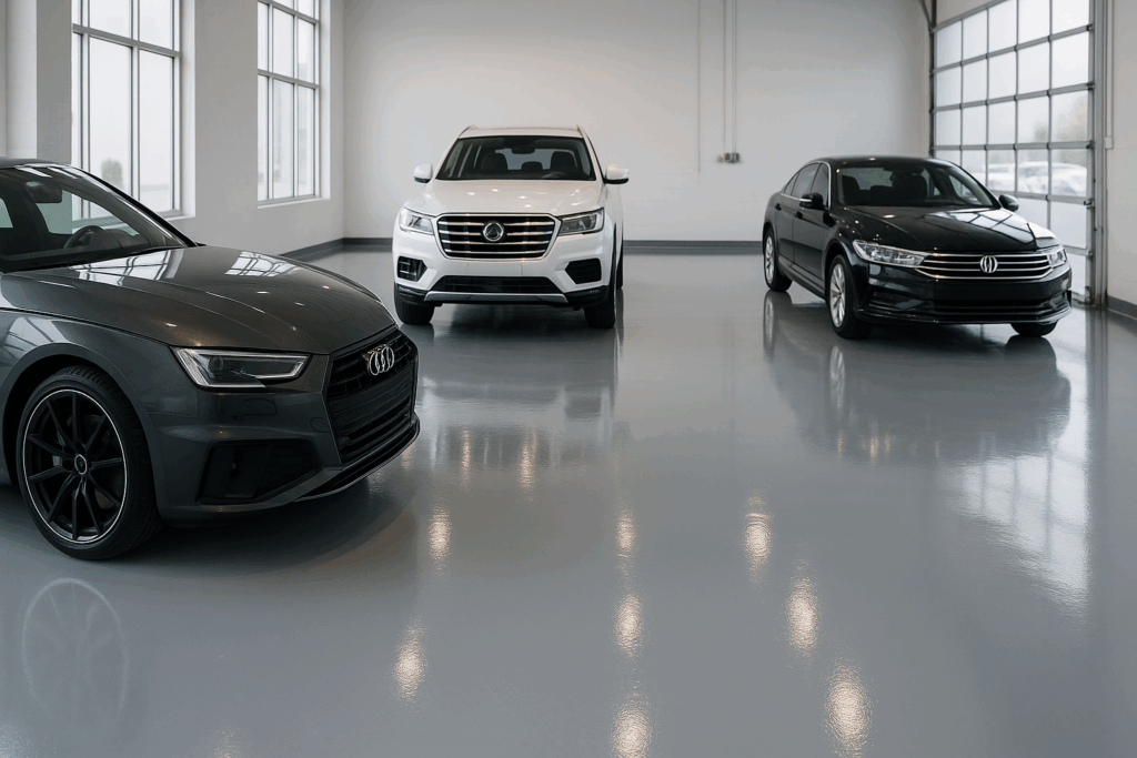 Read more about the article Epoxy Floor Coating: The Ultimate Showroom Upgrade