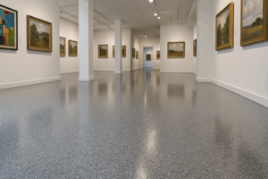 Read more about the article Transform Your Gallery with Durable Epoxy Flooring