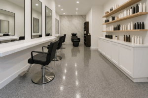 Read more about the article Enhance Salon Aesthetics with Epoxy Flooring