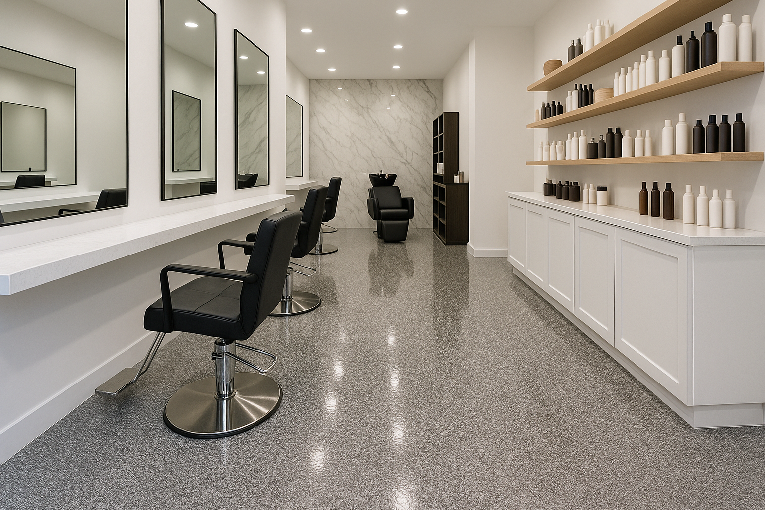 You are currently viewing Enhance Salon Aesthetics with Epoxy Flooring