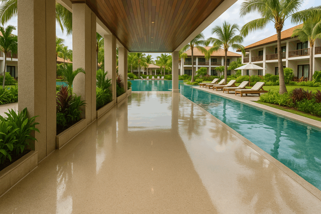 Read more about the article Enhance Your Resort’s Aesthetic with Epoxy Flooring