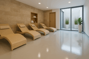 Read more about the article Epoxy Floor Coating: The Perfect Solution for Spa Floors