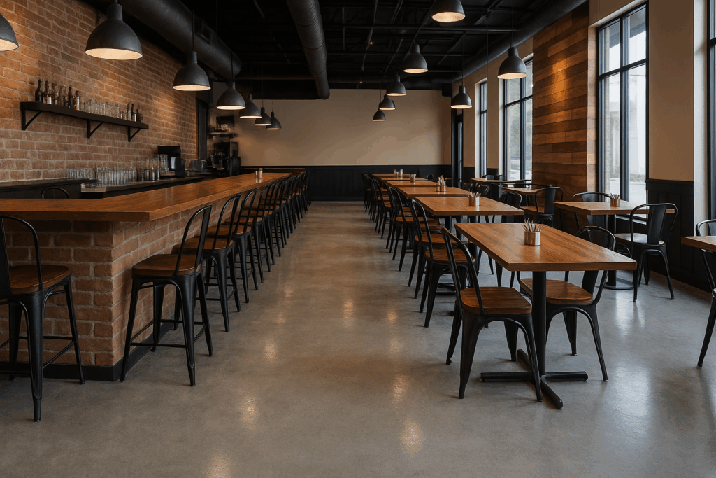 Read more about the article Epoxy Flooring for Restaurants: A Smart Investment