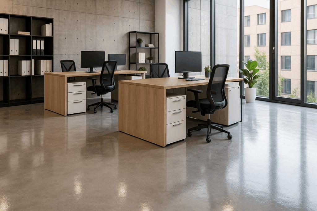Read more about the article How Epoxy Flooring Can Improve Office Aesthetics